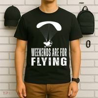 Weekends Ppc Flying Powered Parachute T-Shirt thumb 6