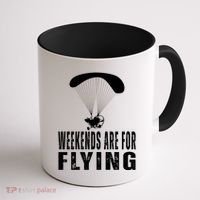 Weekends Ppc Flying Powered Parachute Coffee Mug thumb 1