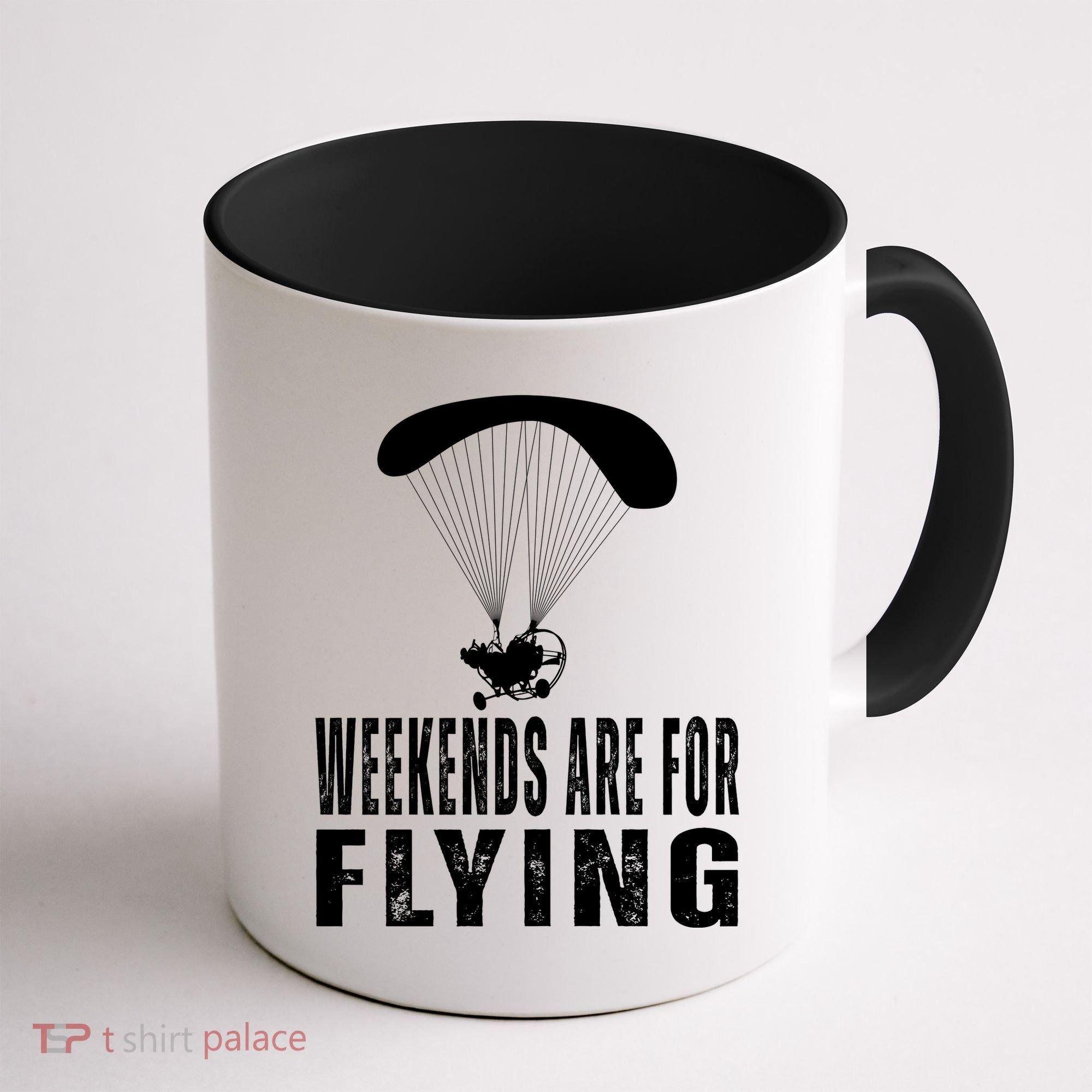 Weekends Ppc Flying Powered Parachute Coffee Mug