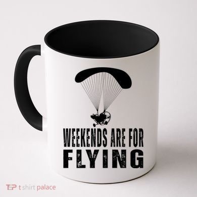 Weekends Ppc Flying Powered Parachute Coffee Mug
