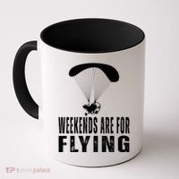 Weekends Ppc Flying Powered Parachute Coffee Mug thumb 0