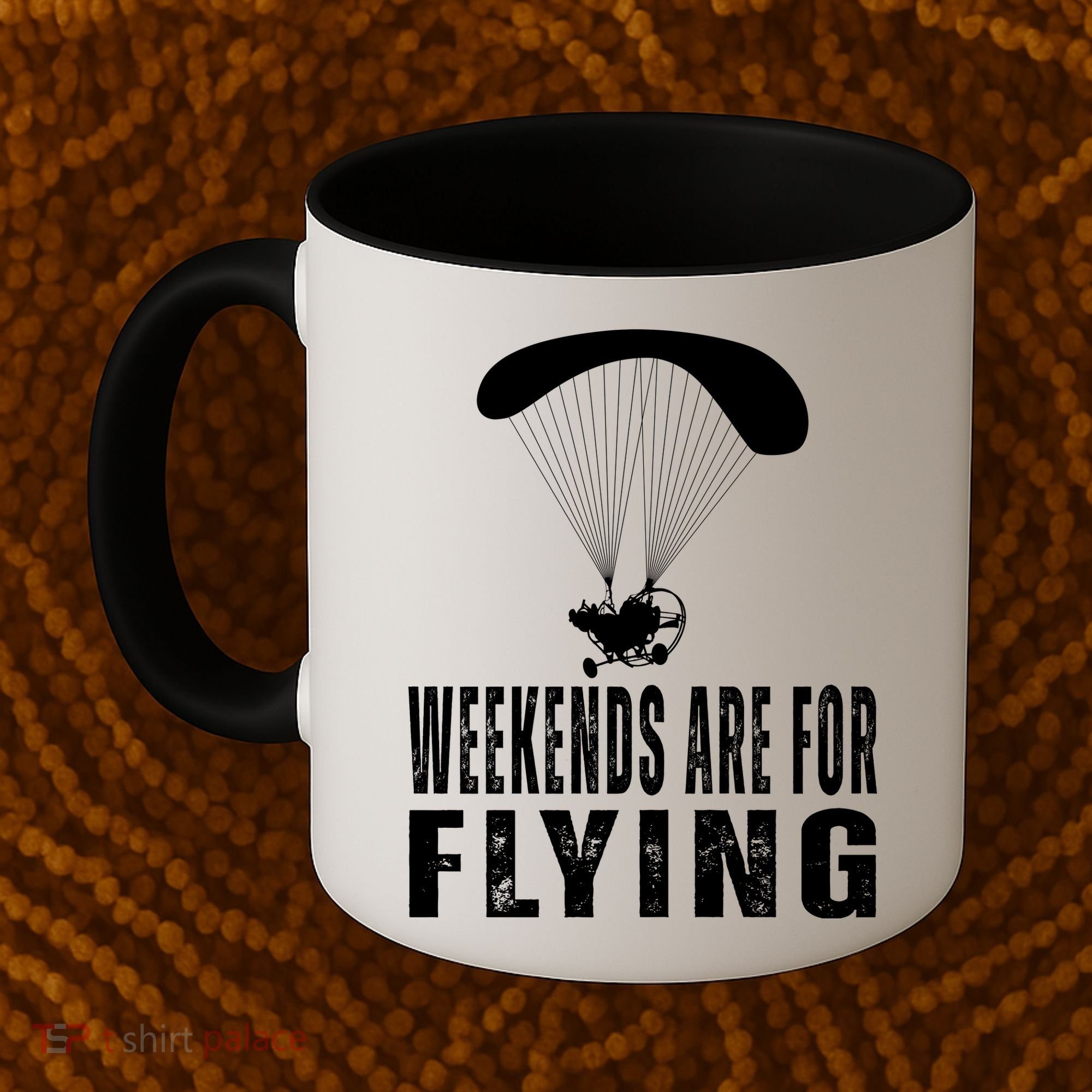Weekends Ppc Flying Powered Parachute Coffee Mug