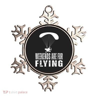 Weekends Ppc Flying Powered Parachute Ornament