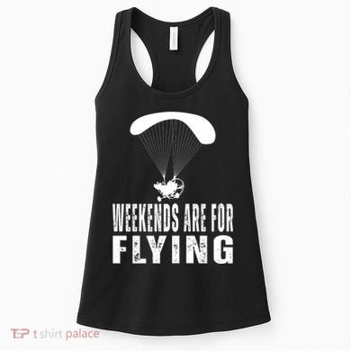 Weekends Ppc Flying Powered Parachute Women's Tank Top
