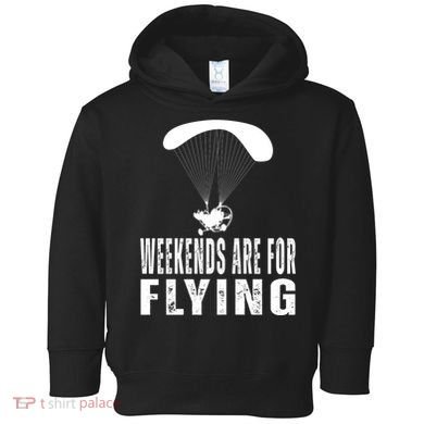 Weekends Ppc Flying Powered Parachute Toddler Hoodie