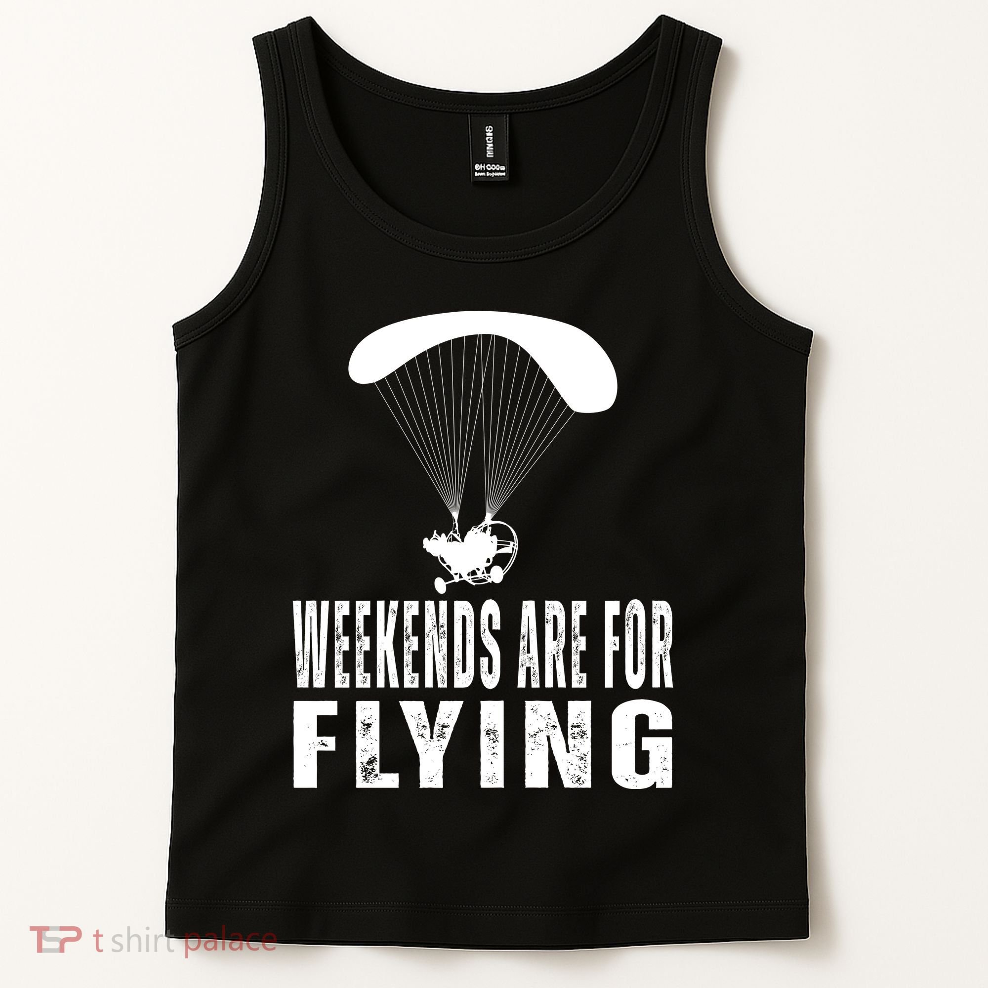 Weekends Ppc Flying Powered Parachute Tank Top