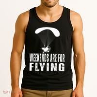 Weekends Ppc Flying Powered Parachute Tank Top thumb 3