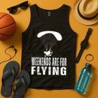 Weekends Ppc Flying Powered Parachute Tank Top thumb 4