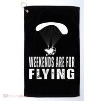 Weekends Ppc Flying Powered Parachute Golf Towel thumb 0