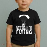 Weekends Ppc Flying Powered Parachute Toddler T-Shirt thumb 2
