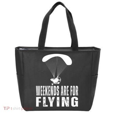 Weekends Ppc Flying Powered Parachute Tote Bag