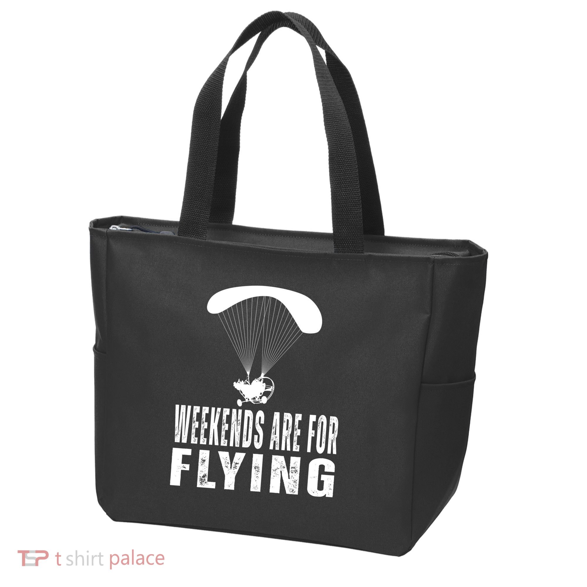 Weekends Ppc Flying Powered Parachute Tote Bag