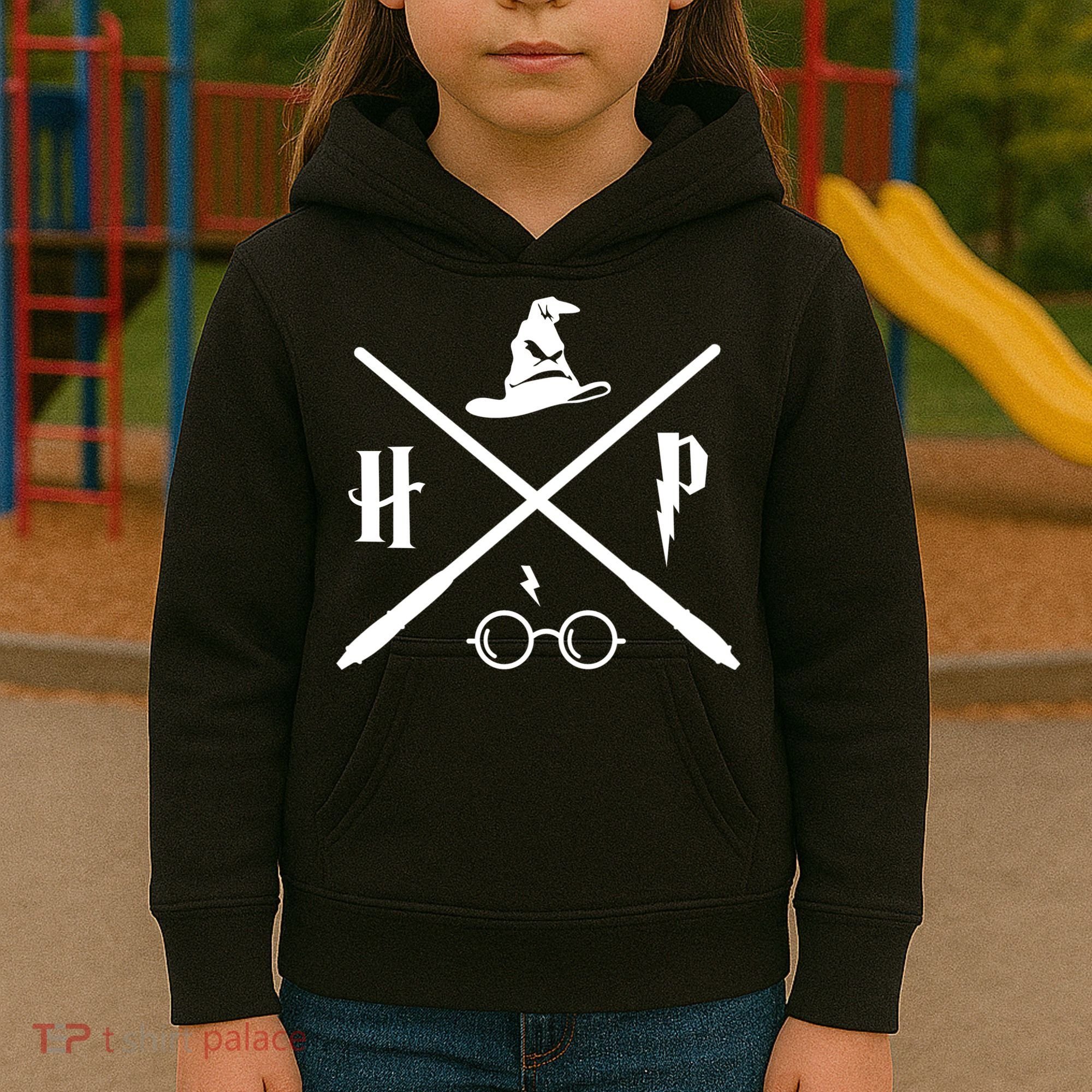 Wizard Potter Glasses Move Symbol Kids Hoodie