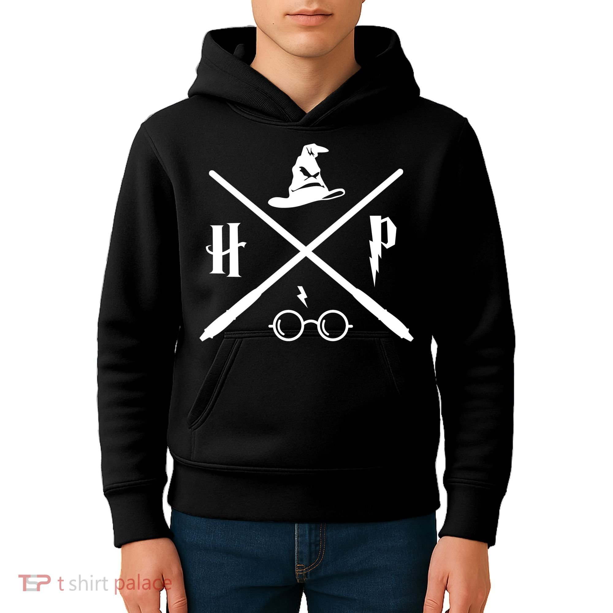 Wizard Potter Glasses Move Symbol Kids Hoodie
