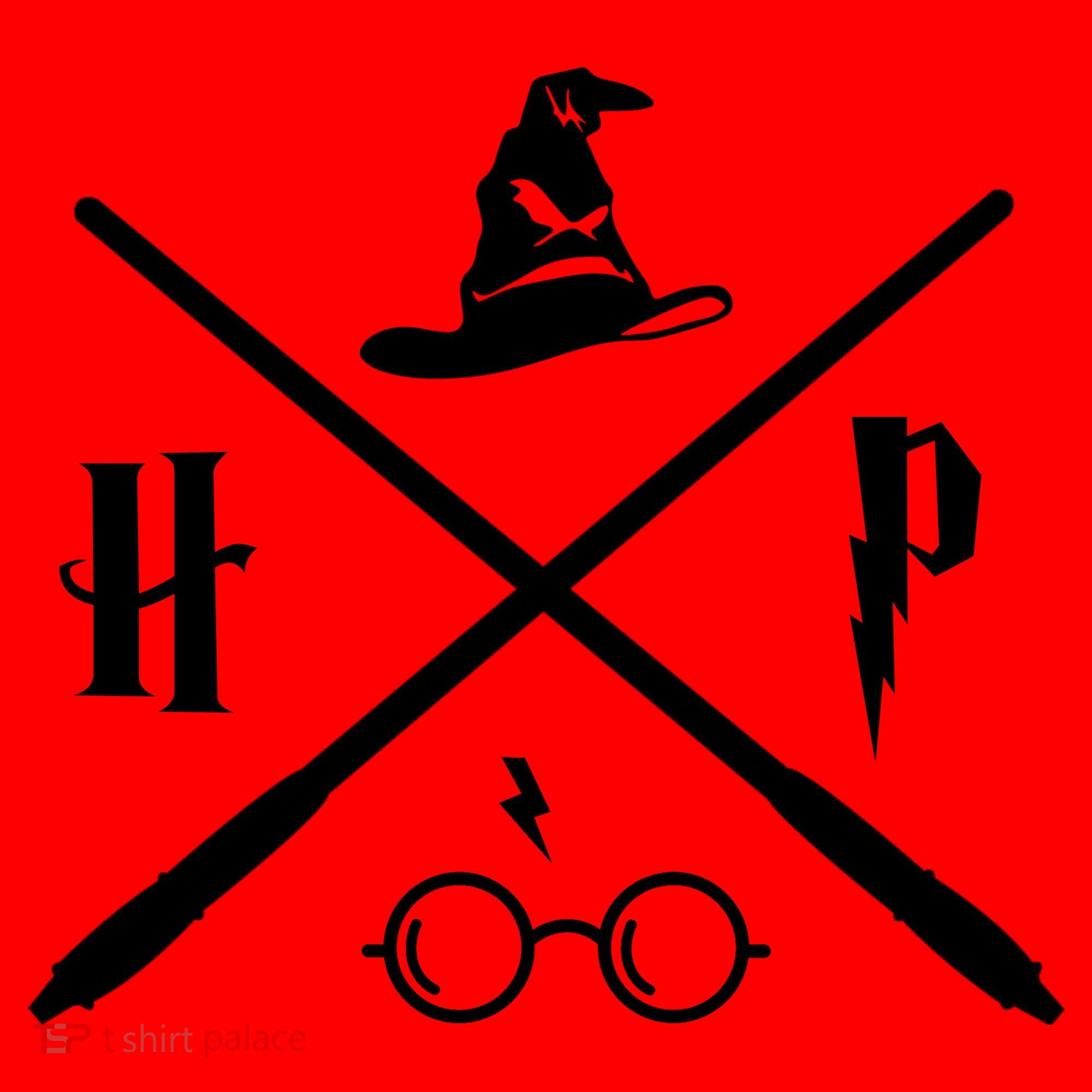 Wizard Potter Glasses Move Symbol Santa Hat