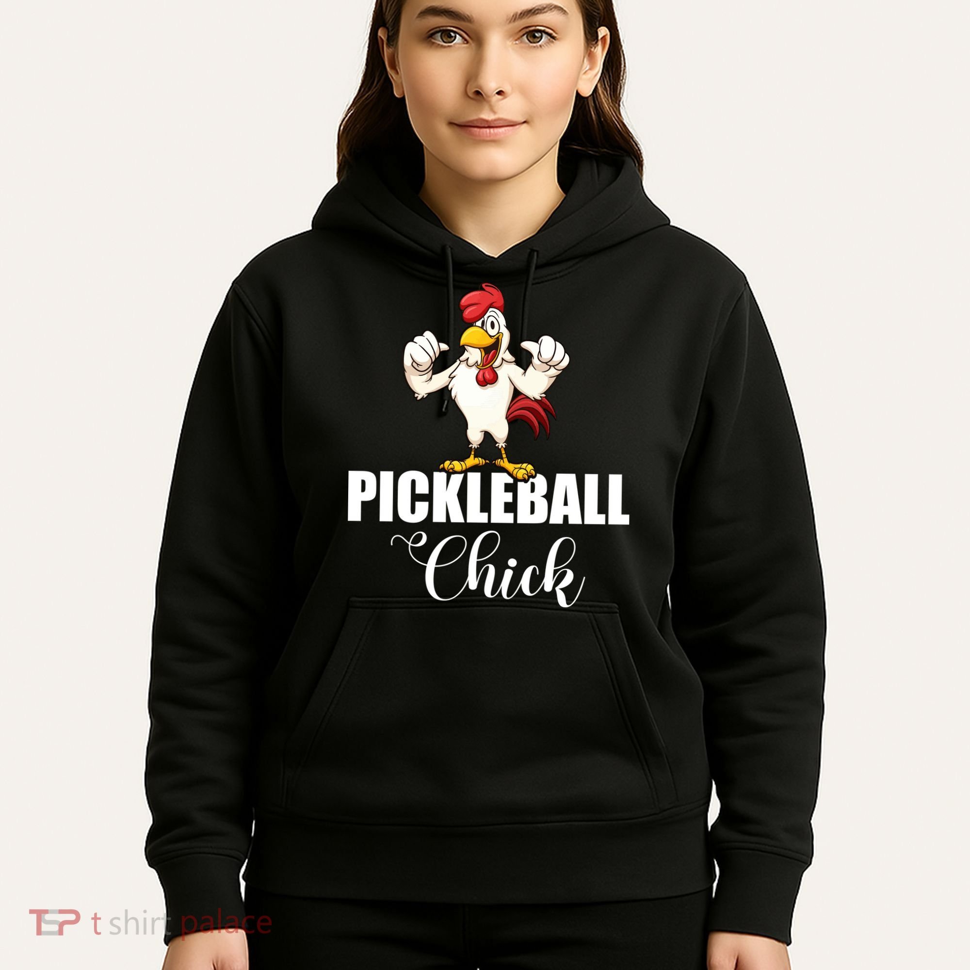 Womens Pickleball Gift Pickle Ball Chick Player Hoodie