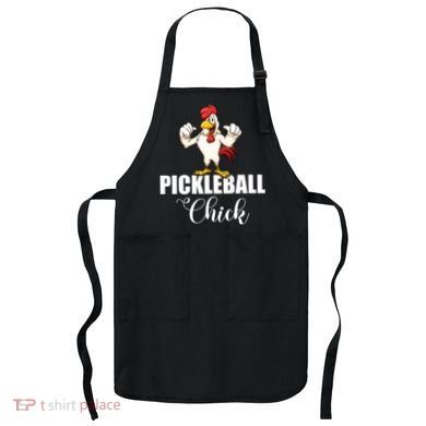 Womens Pickleball Gift Pickle Ball Chick Player Apron