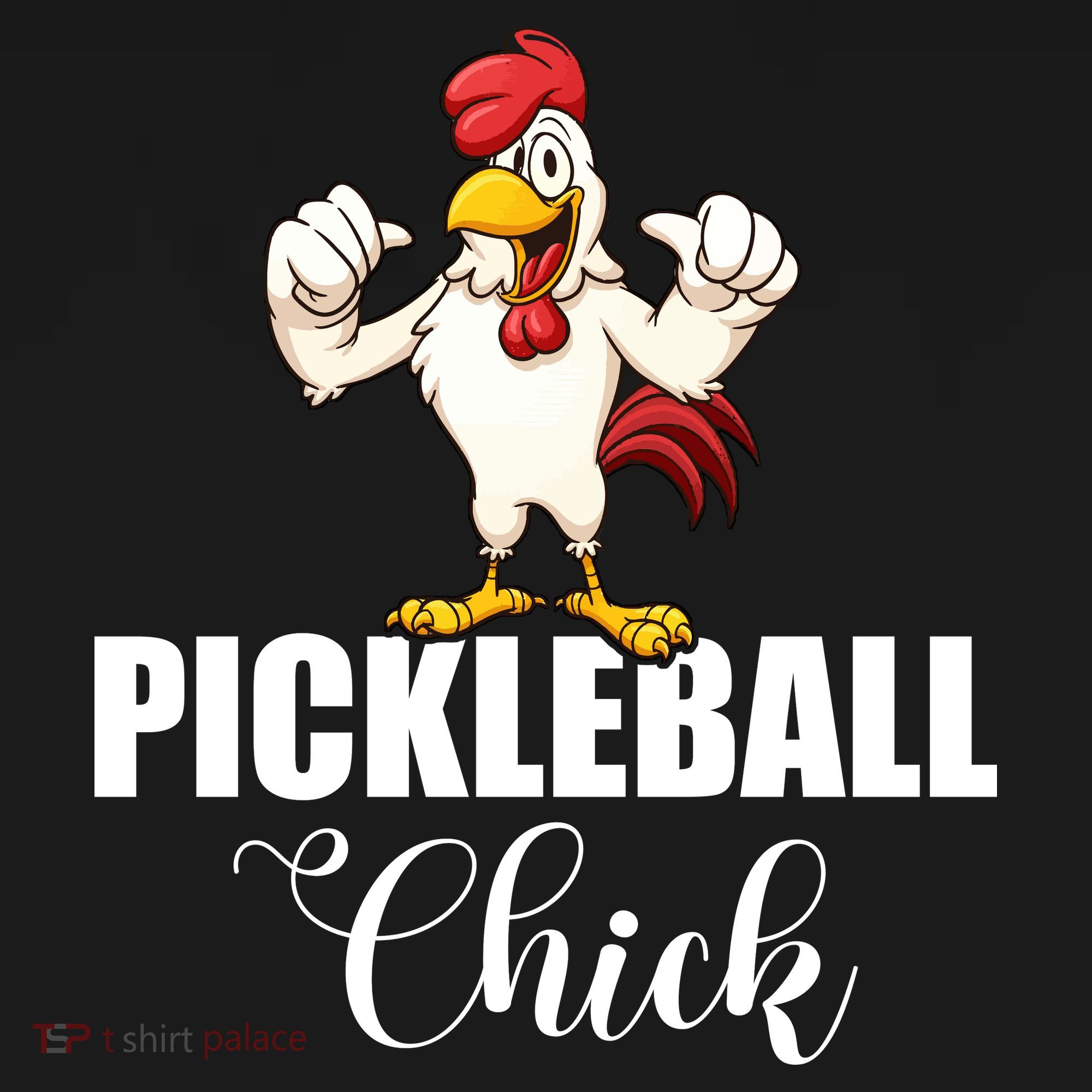 Womens Pickleball Gift Pickle Ball Chick Player Apron