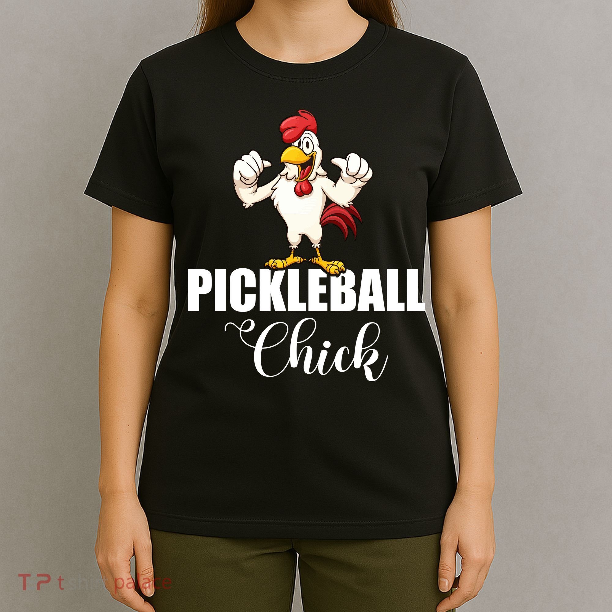 Womens Pickleball Gift Pickle Ball Chick Player T-Shirt