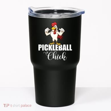 Womens Pickleball Gift Pickle Ball Chick Player Tumbler