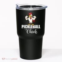 Womens Pickleball Gift Pickle Ball Chick Player Tumbler thumb 0