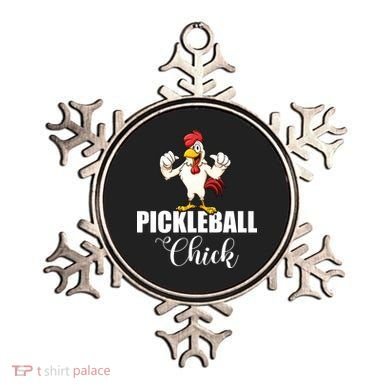 Womens Pickleball Gift Pickle Ball Chick Player Ornament