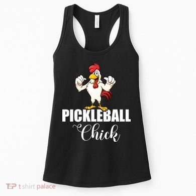 Womens Pickleball Gift Pickle Ball Chick Player Women's Tank Top