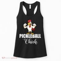 Womens Pickleball Gift Pickle Ball Chick Player Women's Tank Top thumb 0