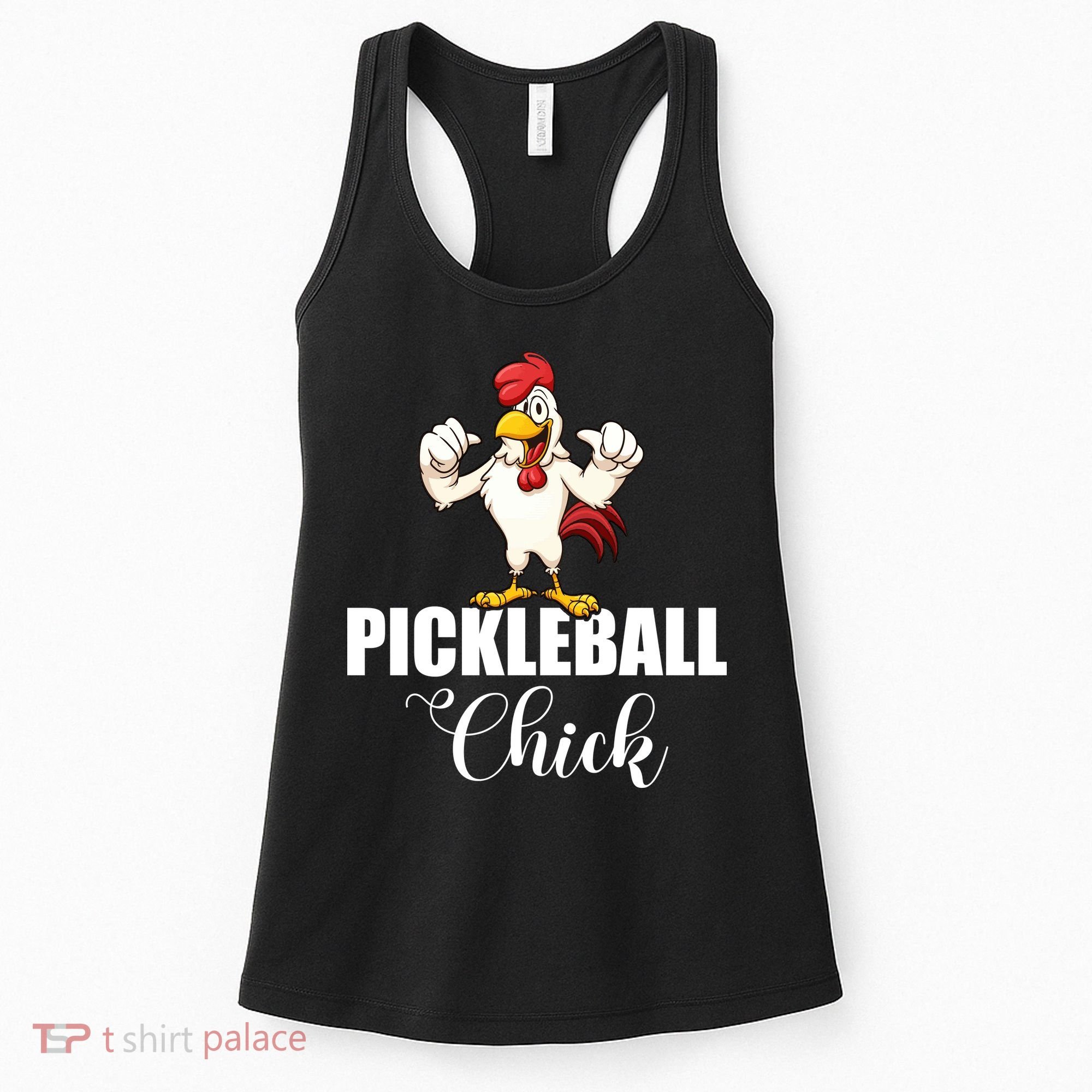 Womens Pickleball Gift Pickle Ball Chick Player Women's Tank Top