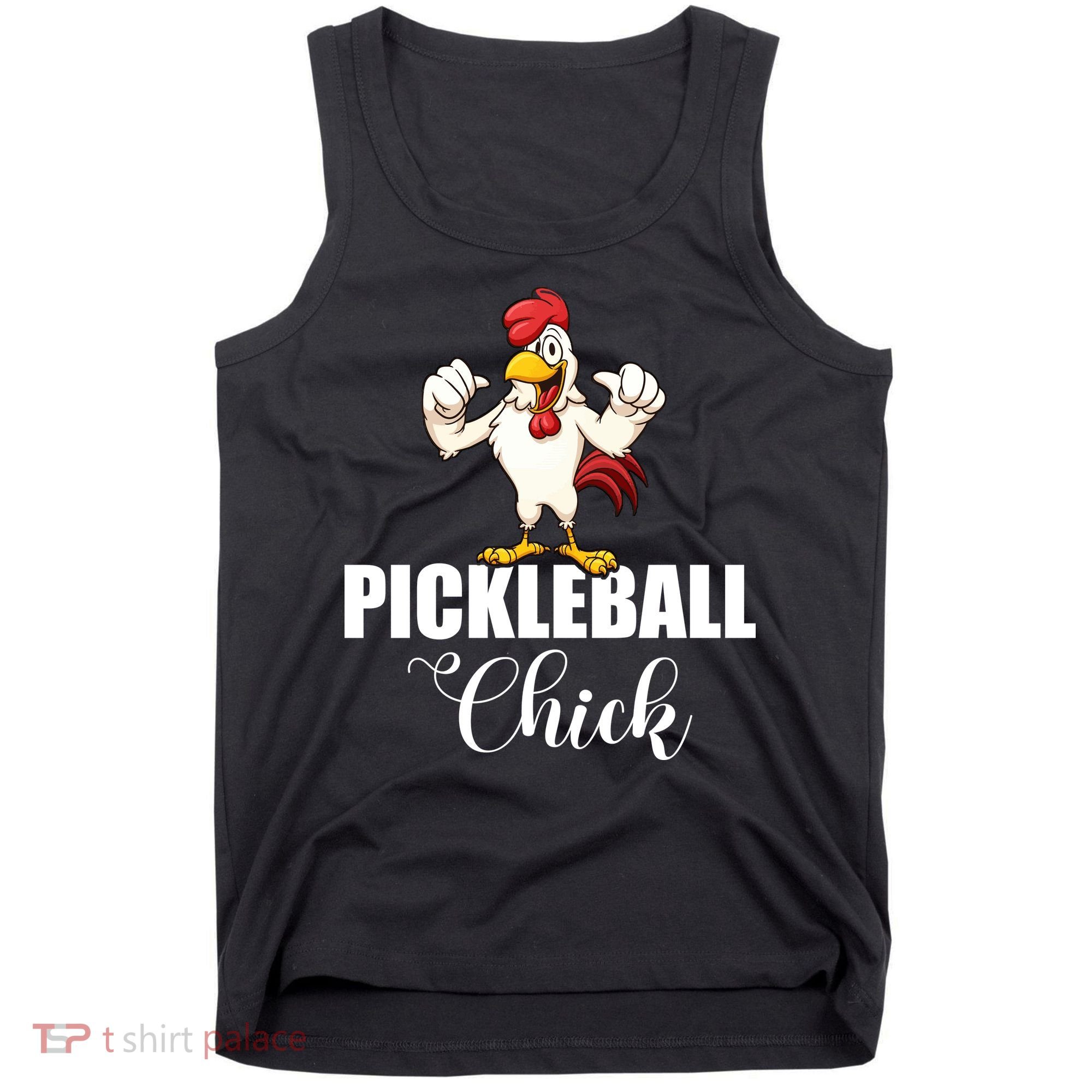 Womens Pickleball Gift Pickle Ball Chick Player Tank Top