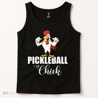 Womens Pickleball Gift Pickle Ball Chick Player Tank Top thumb 2