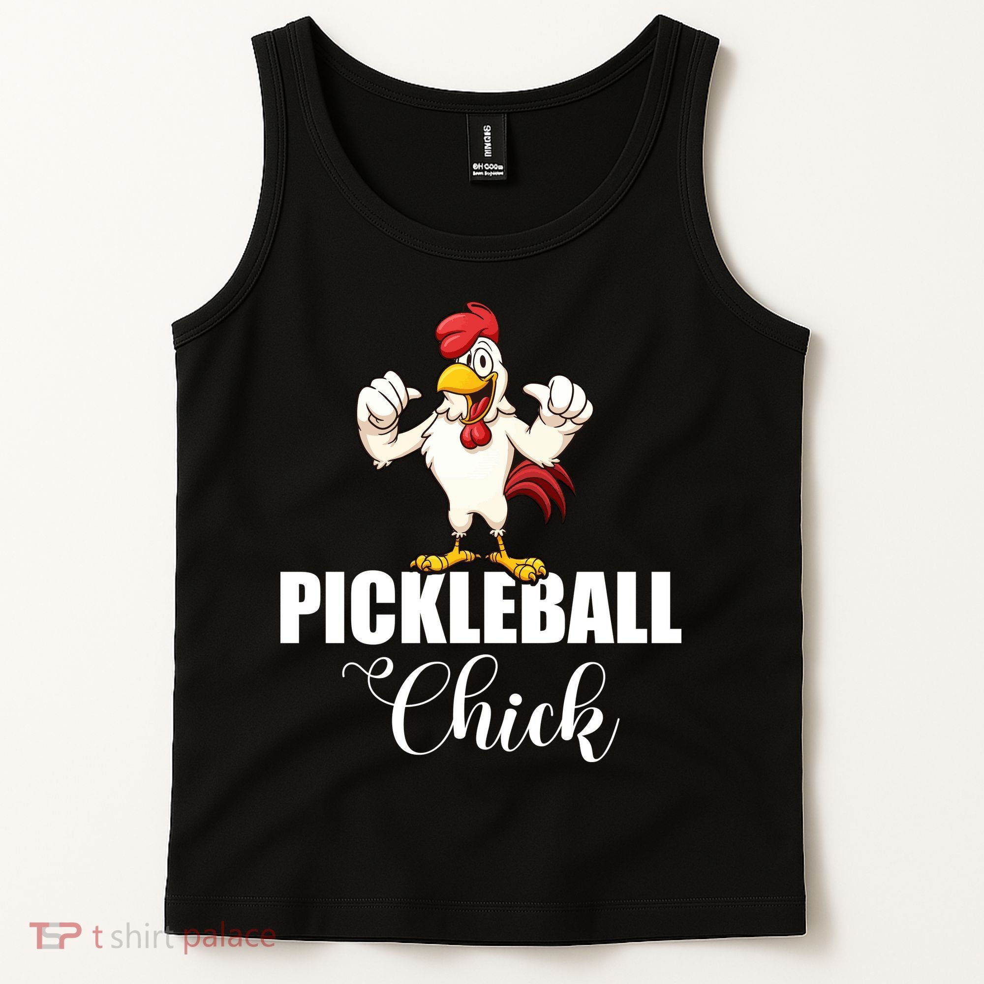Womens Pickleball Gift Pickle Ball Chick Player Tank Top