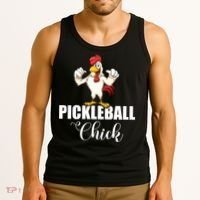 Womens Pickleball Gift Pickle Ball Chick Player Tank Top thumb 3