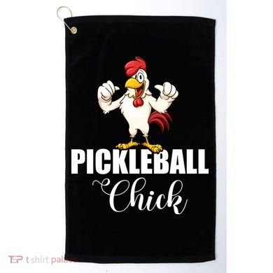 Womens Pickleball Gift Pickle Ball Chick Player Golf Towel