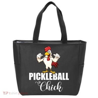 Womens Pickleball Gift Pickle Ball Chick Player Tote Bag
