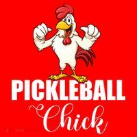 Womens Pickleball Gift Pickle Ball Chick Player Santa Hat thumb 1