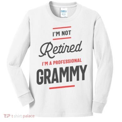 Womens Professional Grammy Grandma Kids Long Sleeve Shirt