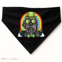 Wirehaired Pointing Griffon Dog Funny St Patricks Day Gift USA-Made Doggie Bandana thumb 0
