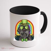 Wirehaired Pointing Griffon Dog Funny St Patricks Day Gift Coffee Mug thumb 1