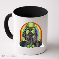 Wirehaired Pointing Griffon Dog Funny St Patricks Day Gift Coffee Mug thumb 0