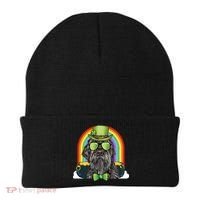 Wirehaired Pointing Griffon Dog Funny St Patricks Day Gift Beanie thumb 0