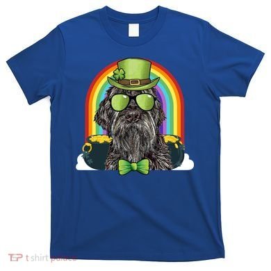 Wirehaired Pointing Griffon Dog Funny St Patricks Day Gift T-Shirt