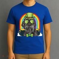 Wirehaired Pointing Griffon Dog Funny St Patricks Day Gift T-Shirt thumb 3