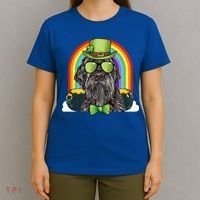 Wirehaired Pointing Griffon Dog Funny St Patricks Day Gift T-Shirt thumb 4