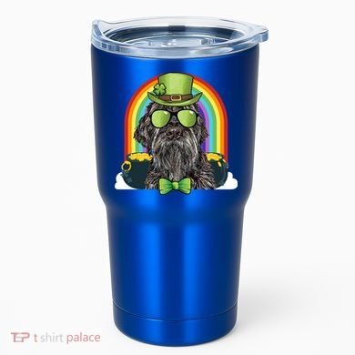 Wirehaired Pointing Griffon Dog Funny St Patricks Day Gift Tumbler