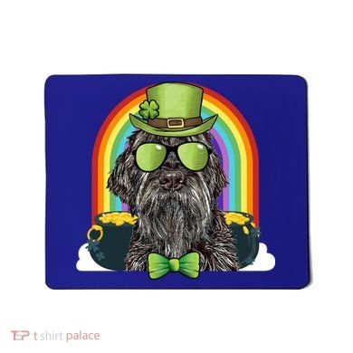 Wirehaired Pointing Griffon Dog Funny St Patricks Day Gift Mousepad