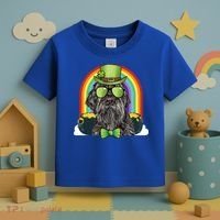Wirehaired Pointing Griffon Dog Funny St Patricks Day Gift Toddler T-Shirt thumb 3