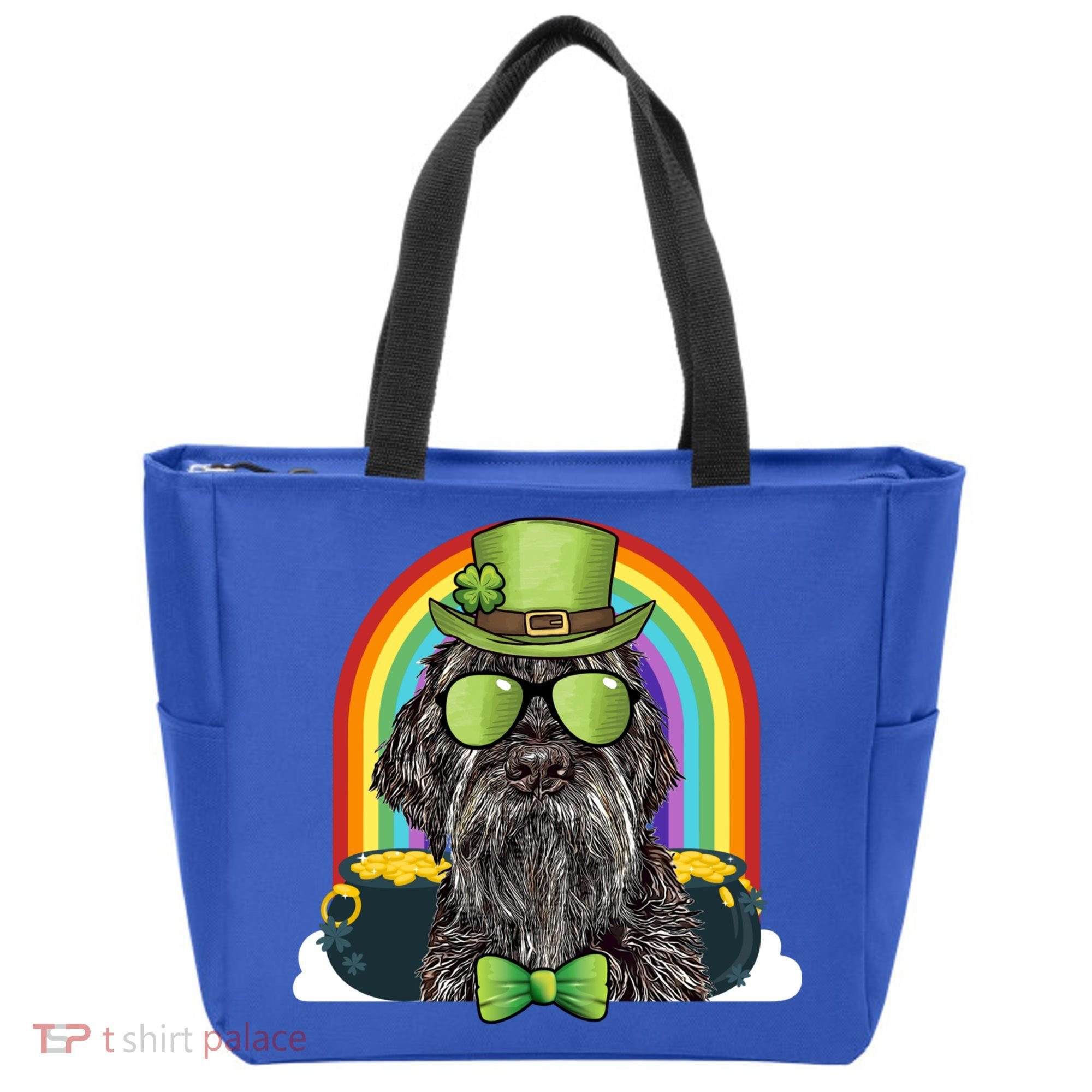 Wirehaired Pointing Griffon Dog Funny St Patricks Day Gift Tote Bag