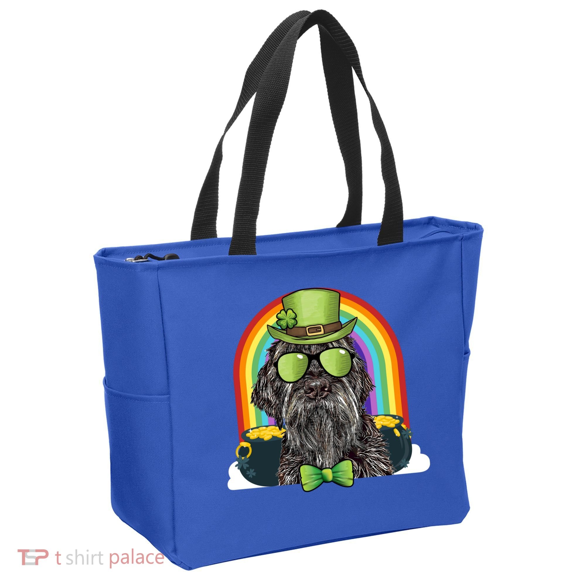 Wirehaired Pointing Griffon Dog Funny St Patricks Day Gift Tote Bag