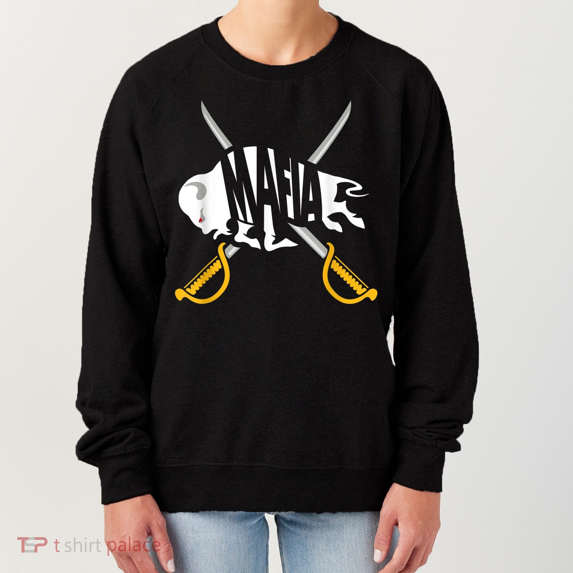 W+N+Y Pride - Gray White Yellow Buffalo Shirt Women's Sweatshirt